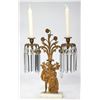 Image 2 : Pair of Baroque Style Gilt Metal Candelabra