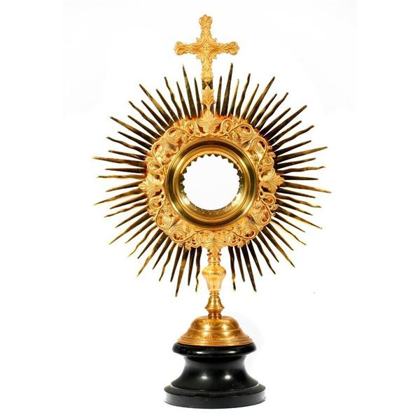 Ornate Brass Monstrance