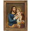 Image 2 : 2 Paintings on Tin, an Angel and Infant Jesus