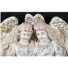 Image 2 : Wall-hanging Porcelain Angels with Shell Receptacle