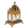 Image 3 : Gothic Style Gilt Metal Glass Reliquary