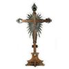 Image 5 : Large Silver-mounted Altarpiece Crucifix, c. 18th Century