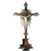 Image 6 : Large Silver-mounted Altarpiece Crucifix, c. 18th Century