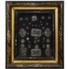 Image 1 : Framed Collection of Victorian Buttons and Buckles