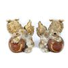 Image 3 : Pair Porcelain Fu Dogs