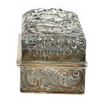 Image 4 : Silver and Gold-Plated Repousse Box