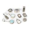 Image 1 : Collection of 10 Small Silver/Metal Accoutrements