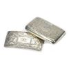 Image 1 : Smith & Bartlam Sterling Cigarette Case, with another