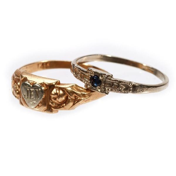 14k Gold Baby Rings (2)