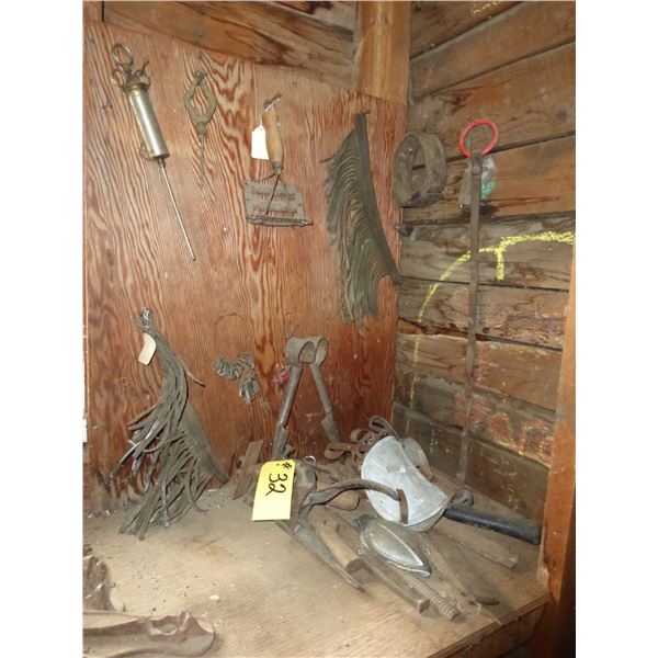 QTY OF RASPS, SADDLE/BRIDLE TOOLS