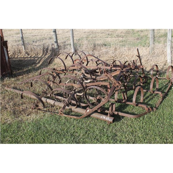 SPRING TOOTH HARROWS & DRAWBAR