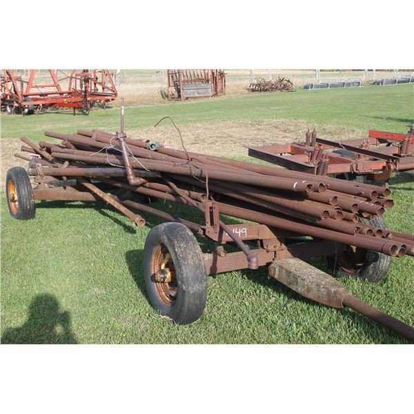 WAGON C/W QUANTITY OF PIPE