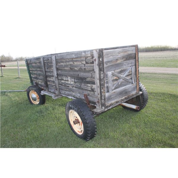 STEEL FRAMED WAGON & BOX