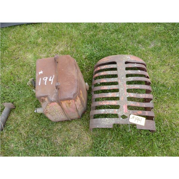 TRACTOR PARTS, HOOD AND GRILL