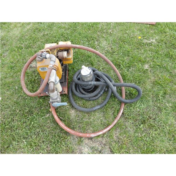 GAS PUMP AND ELEC. PUMP