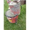 Image 3 : GAS CANS, 1 METAL, 1 PLASTIC, SAND BLASTER PAIL