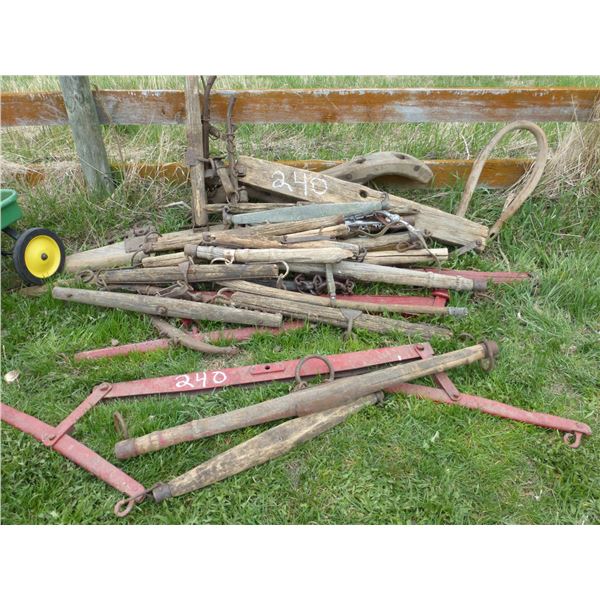 HORSE HANES, NECK YOKES, TREES