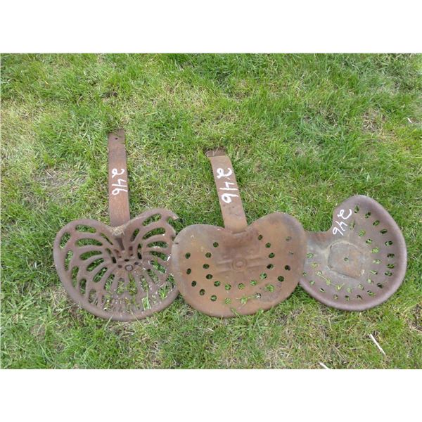 3- IMPLEMENT SEATS (ONE DAMAGED)