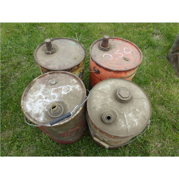 4- OIL PAILS