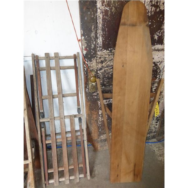 IRONING BOARD AND WASH STAND