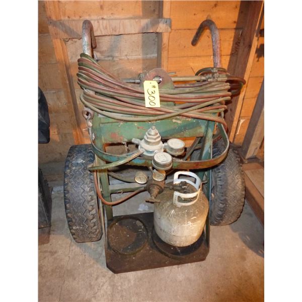 TORCH, CART AND HOSES