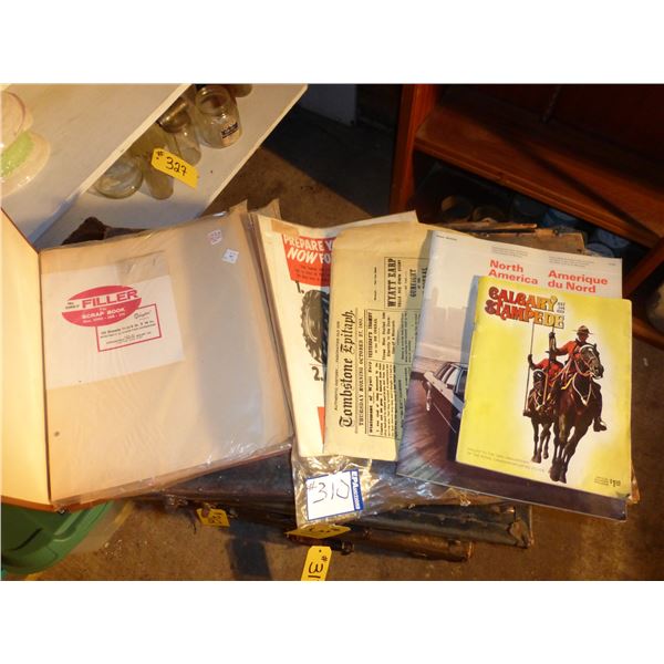 MAGAZINES AND TOBACCO TINS