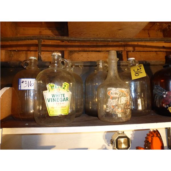 6- CLEAR JUGS