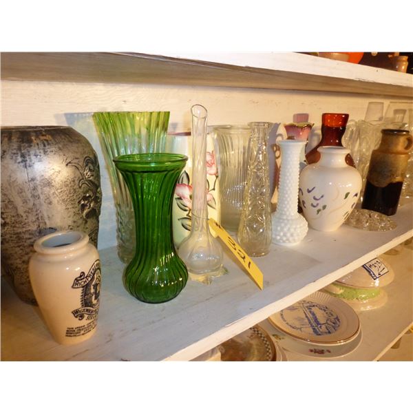 QTY OF VARIOUS VASES