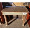 Image 2 : SHELF (29"WX14"DX22"H) AND OLD WOODEN TABLE(24"WX14"DX21"H)