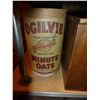 Image 3 : ANTIQUE ARCANDIA HEAVY DUTY RADIO AND OGILVIE FLAKE OATS TIN