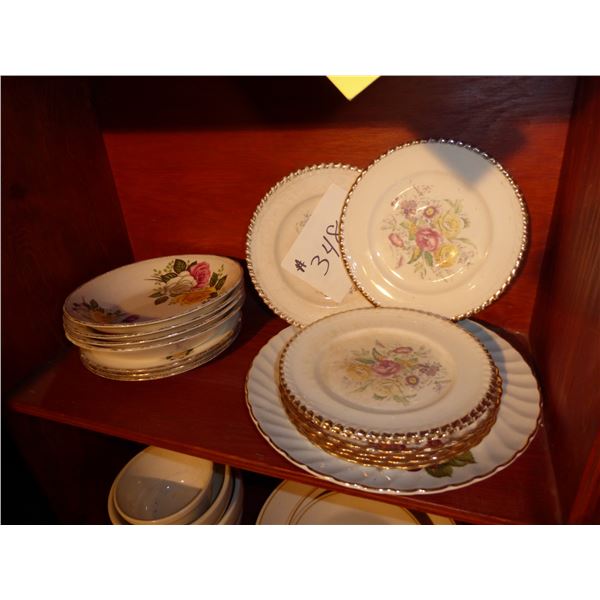 CHINA PLATES AND BOWLS