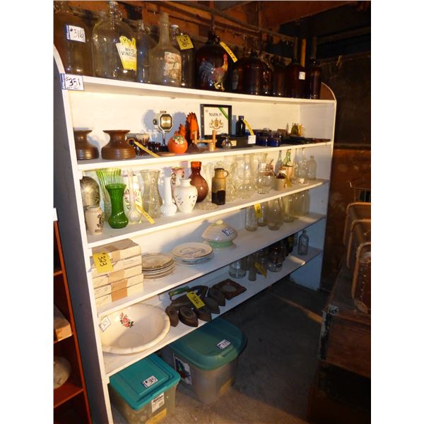 WHITE SHELF (80"W x 12"D x 71"H)