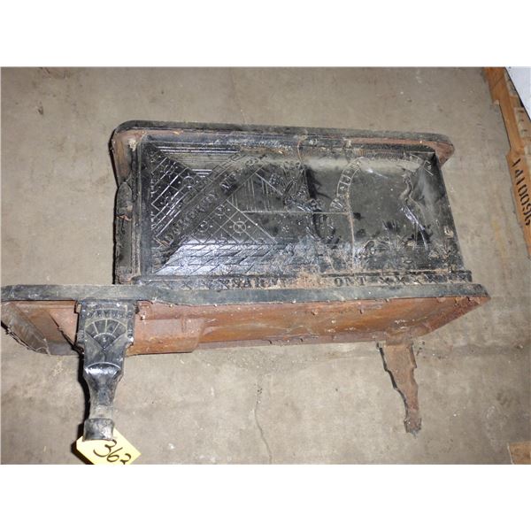 DOHERTY STOVE (MISSING 2 LEGS)