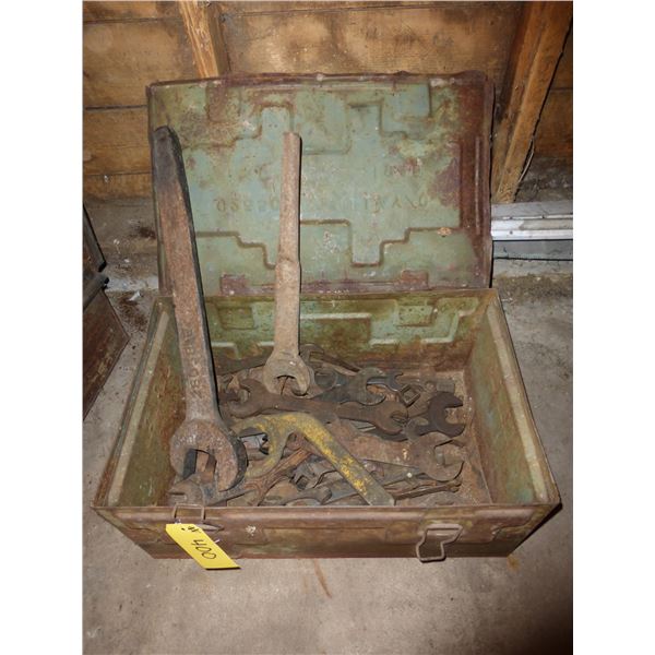 ANTIQUE WRENCHES & CASE