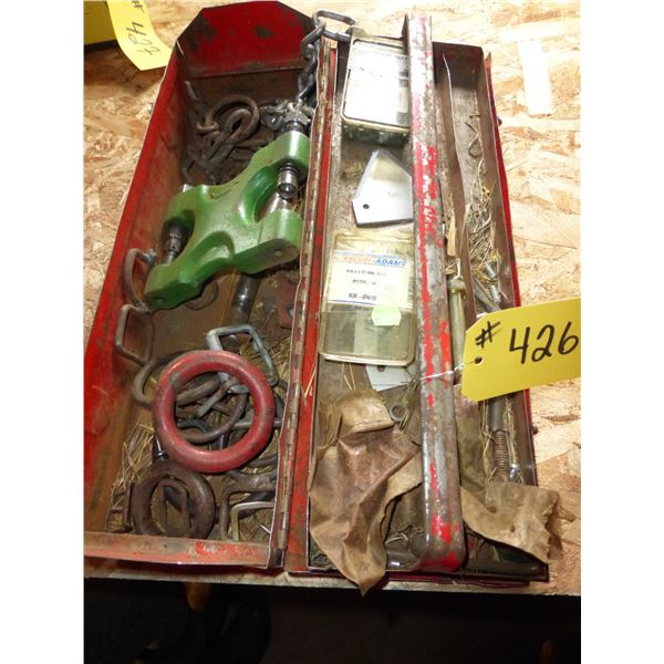 TOOLBOX, ASSRT. TOOLS, CLASPS AND BUCKLES, RIVETS