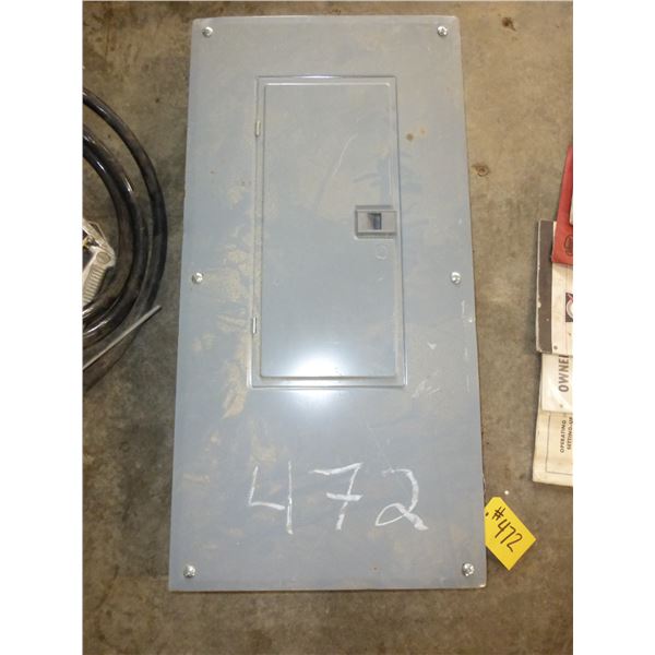 SQUARE D BREAKER BOX C/W 6 BREAKERS