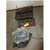 Image 1 : TOOLBOX, QTY OF TAP DIE SET, PIPE CUTTER, 2 TIRE TUBES