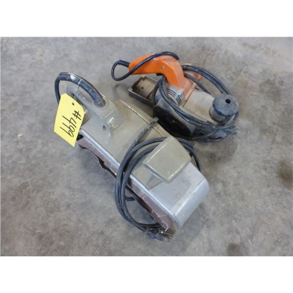 BLACK & DECKER BELT SANDER, BLACK & DECKER PLANER