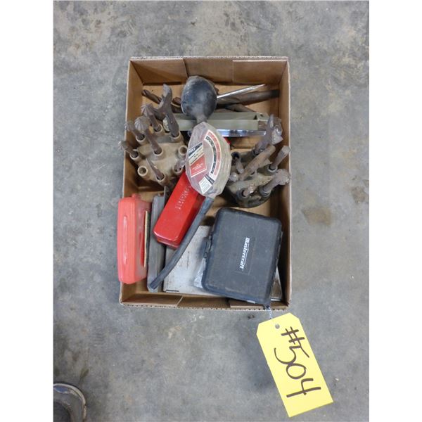 QTY OF DRILL BITS & ANTIFREEZE TESTER