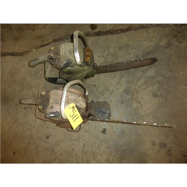 2- PIONEER CHAINSAWS