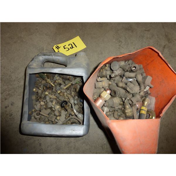 QTY OF BRASS FITTINGS