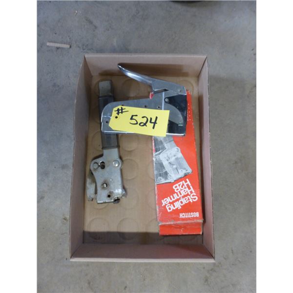 2- BOSTICH STAPLE HAMMERS, STAPLE GUN