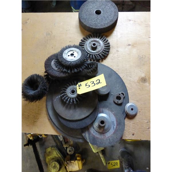 QTY OF CUT OFF WHEELS & BRUSHES