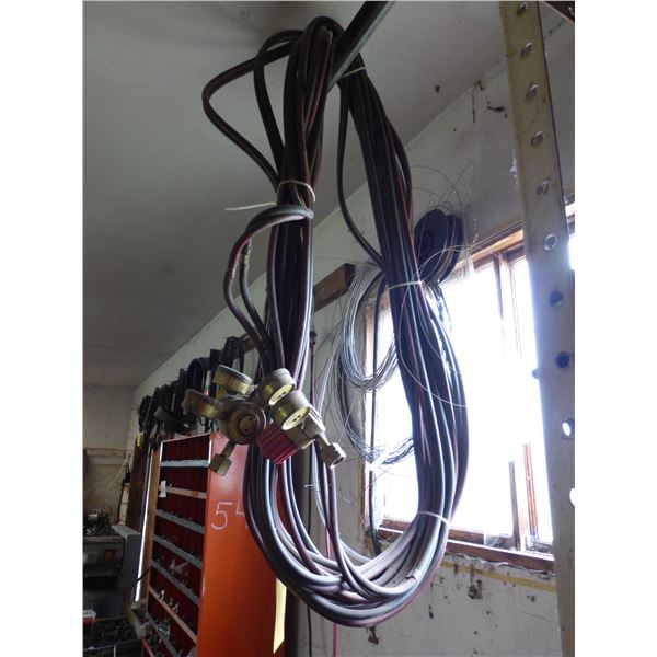 EXTRA LONG ACETYLENE TORCH HOSE, GAUGES, WIRE