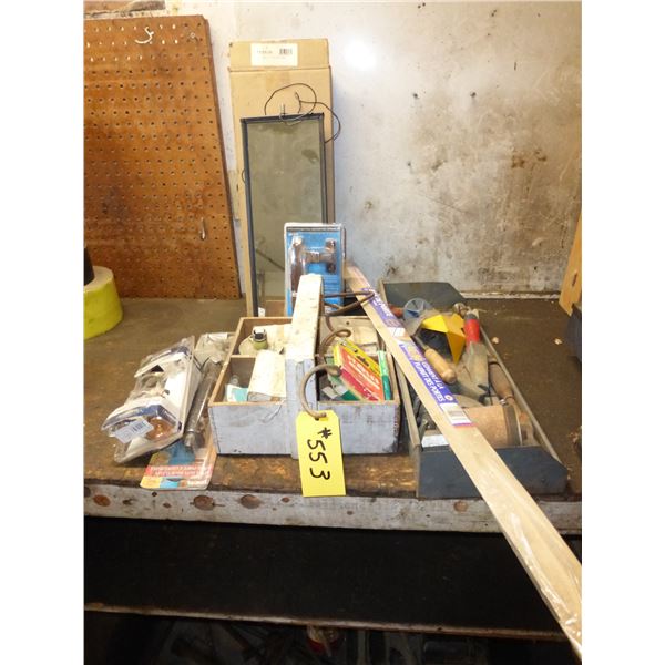 STAPLES, SANDING TOOLS, WEST COAST MIRROR (6"X16"), DOOR PARTS