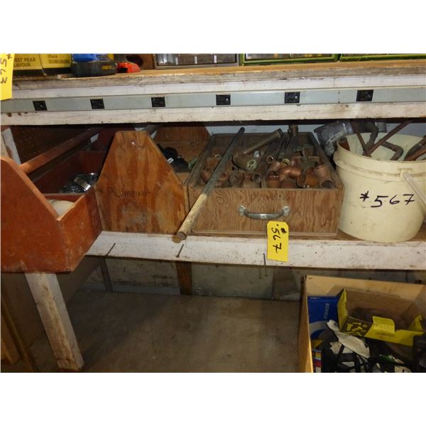 PLUMBING SUPPLIES, COPPER & ABS, HOSE CLAMPS