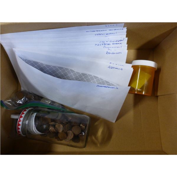 ASSRT. OLD COINS, FOREIGN CURRENCY