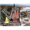 Image 1 : CAULKING, HAND RIVETERS, CHAIN, TIRE IRONS, KNIVES FOR SWATHER
