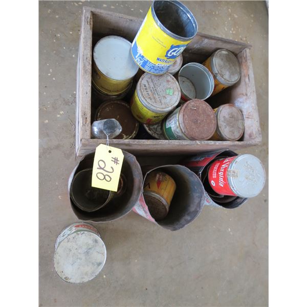 OLD TIN CANS (OLD VIRGINIA, MCDONALDS, VOGUE)