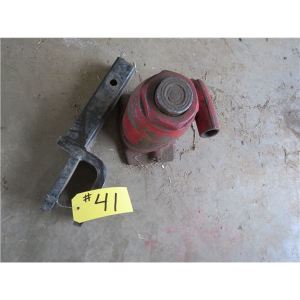 BOTTLE JACK & HITCH RECEIVER